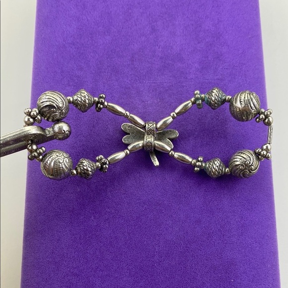 💛 Elegant Silver Dragonfly Hair Clip - Picture 3 of 5